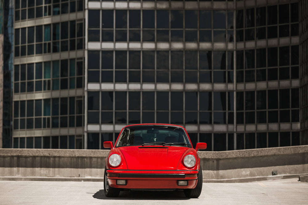 car in parking lot