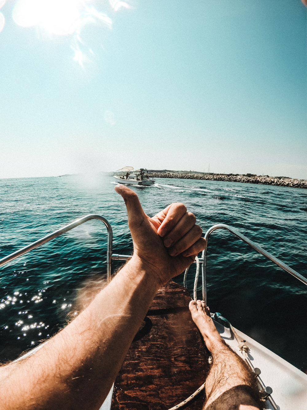 a big thumbs up to boating!