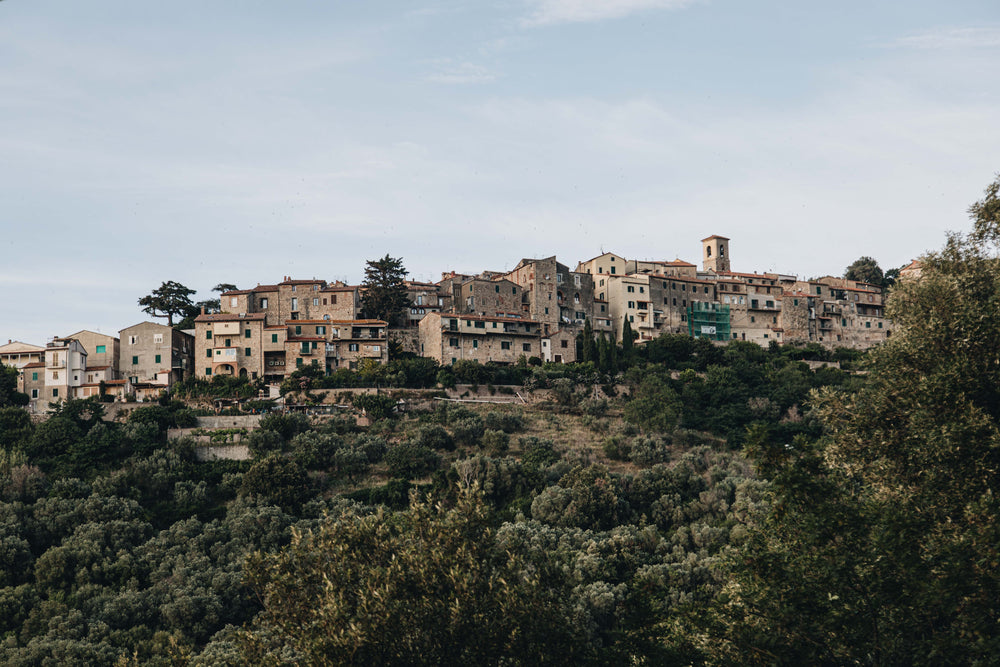 a city perched on a cliff