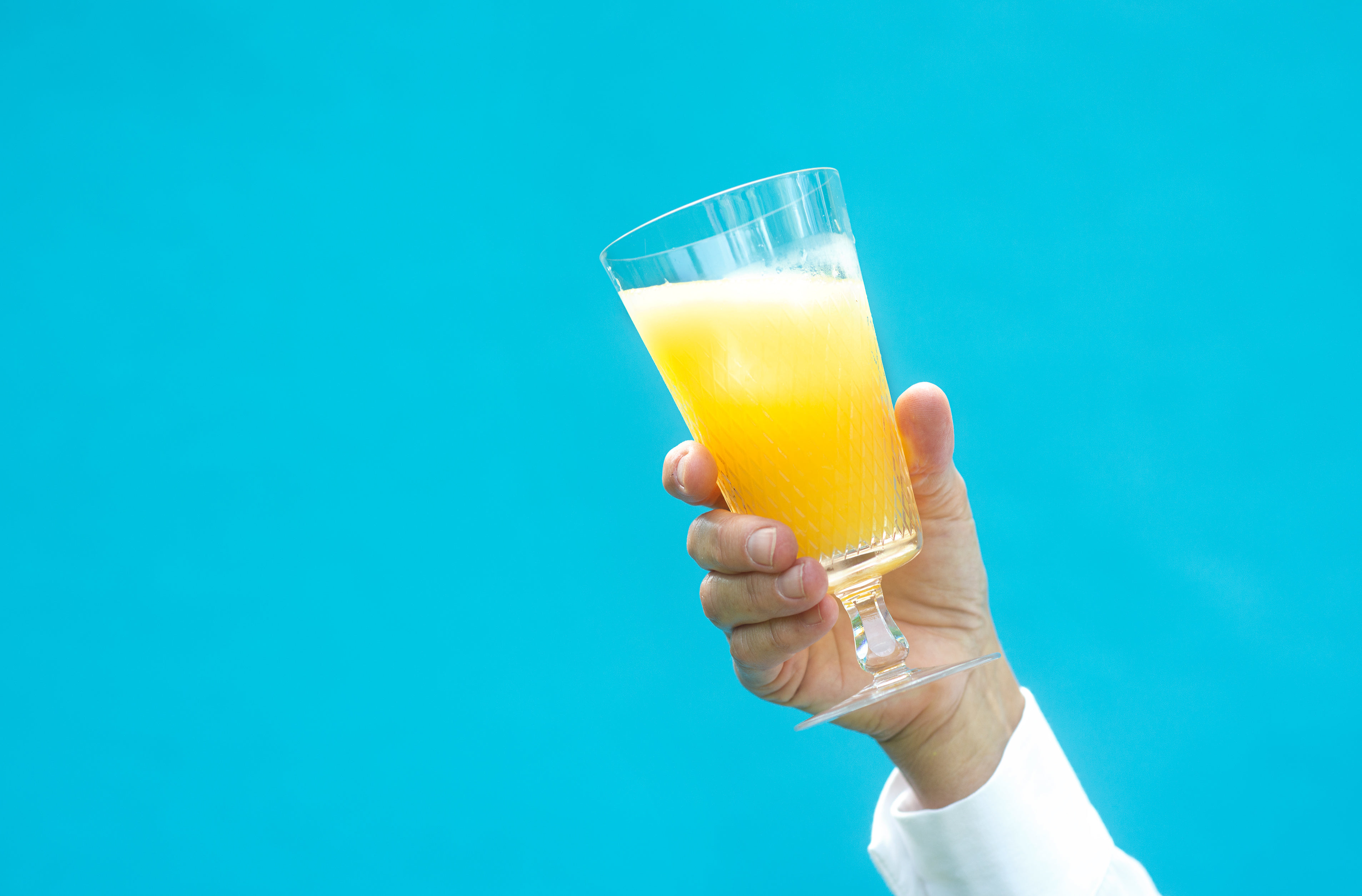 A Cold Glass Of Orange Juice