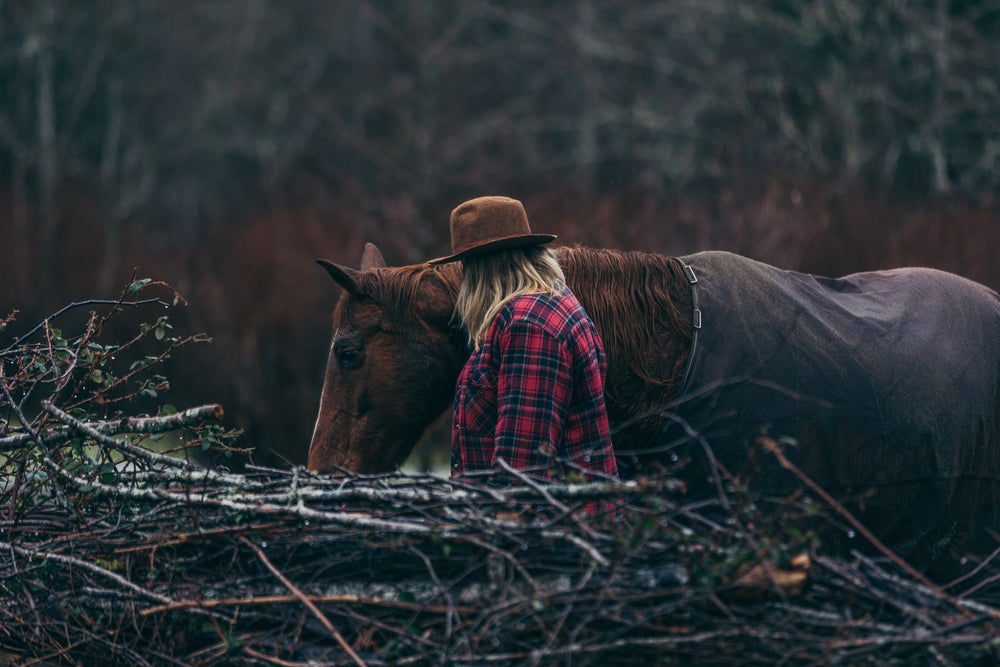 a cowgirl and her horse