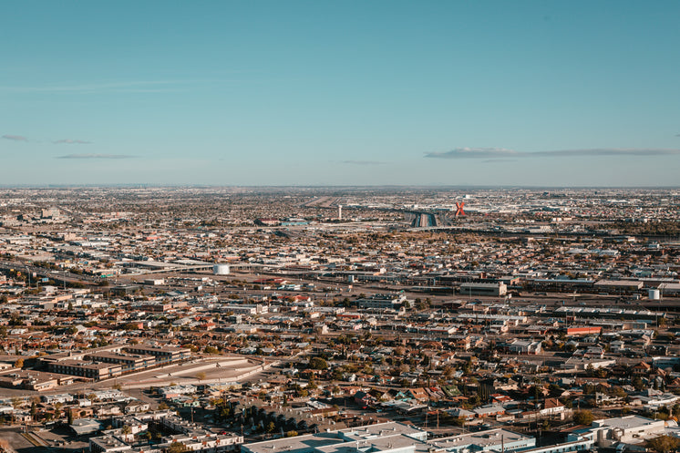 A Large Stretch Of City Scape