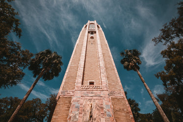 a look up to a brick building