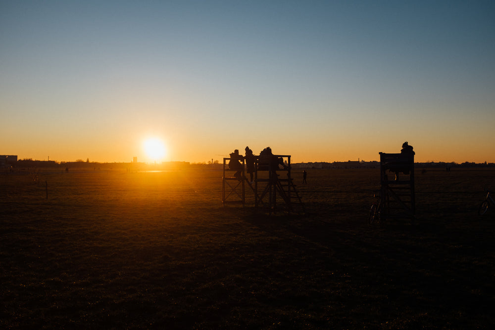 a park sunset