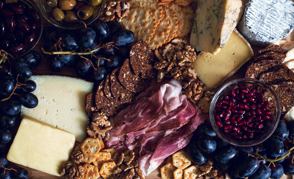 a platter of meats and cheeses fit for royalty