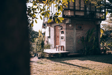 a quaint brick cottage