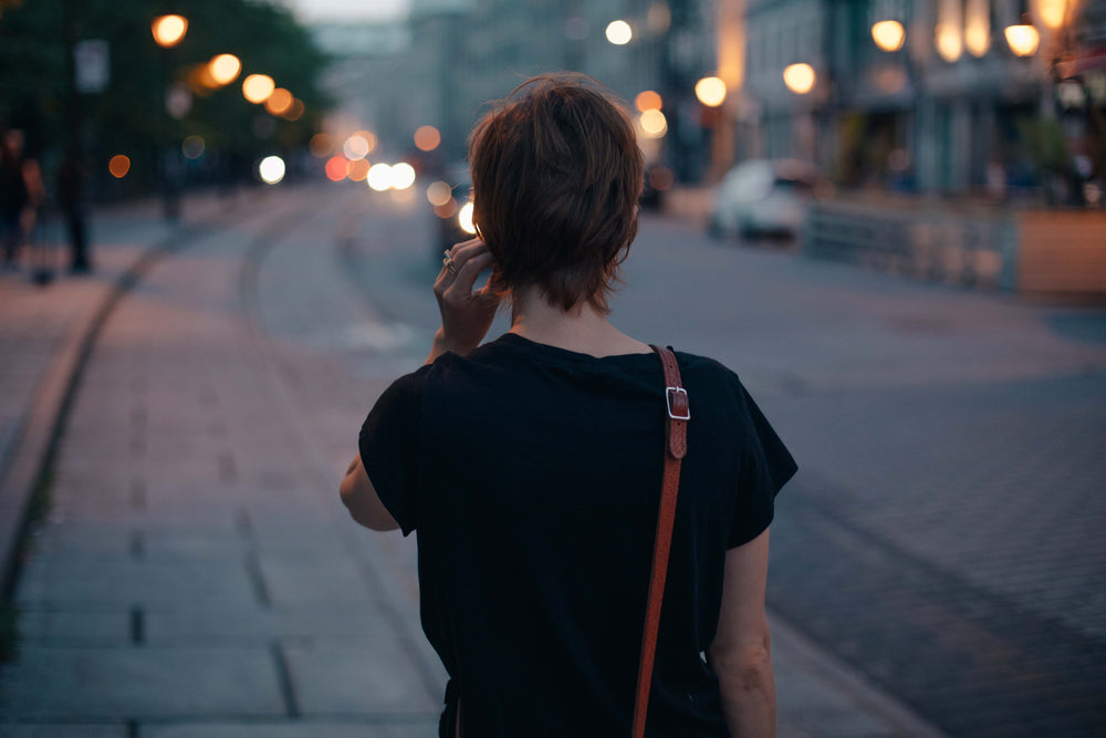 a quiet night walk