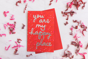 a valentine's day card with a cheerful message