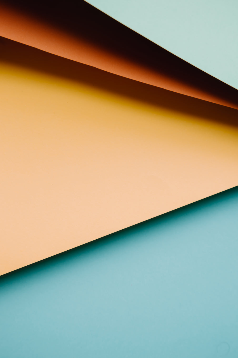 abstract image of colored paper creating horizontal lines