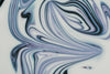abstract image of purple and blue marbling color
