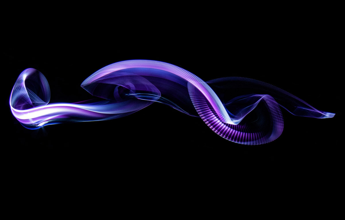 抽象紫光形状