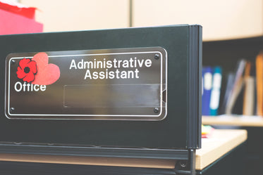 administrative assistant sign