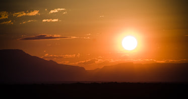 african safari sunset