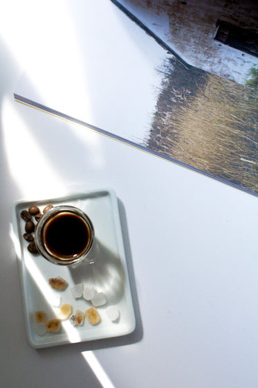afternoon espresso with photograph