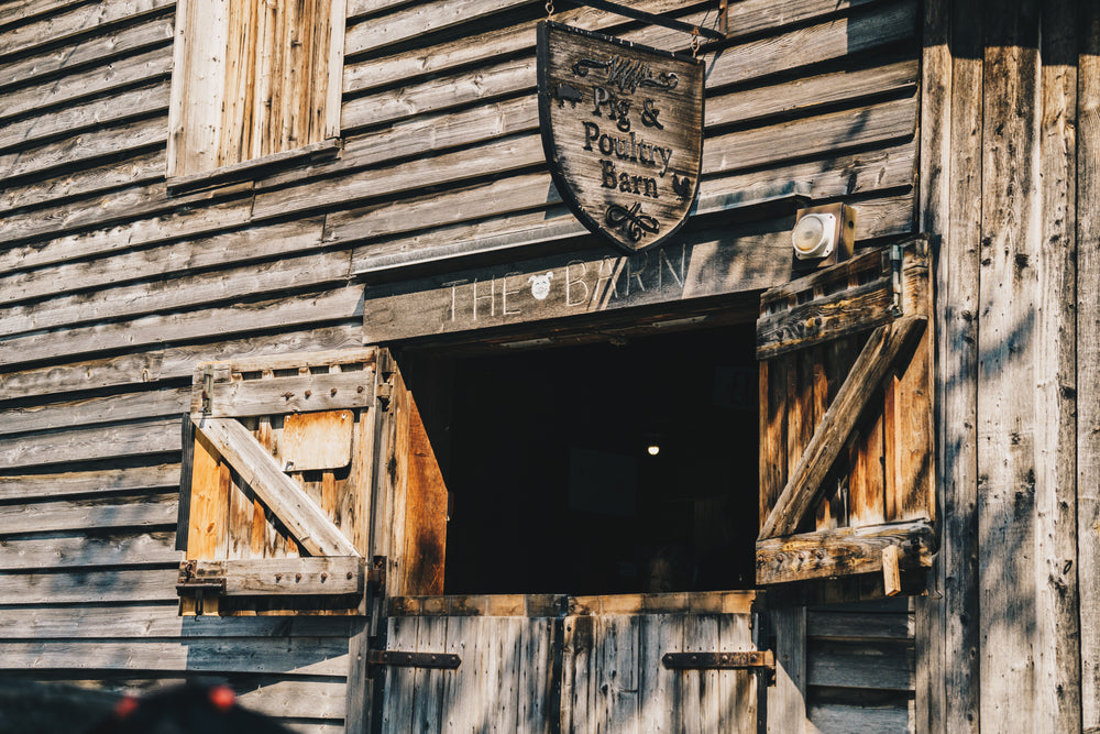 aged barn