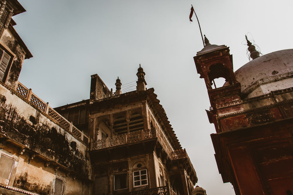 aged roof tops