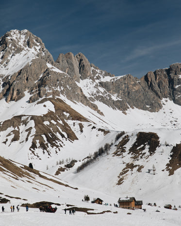 an expansive rocky mountain range