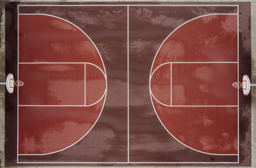 an outdoor basketball court