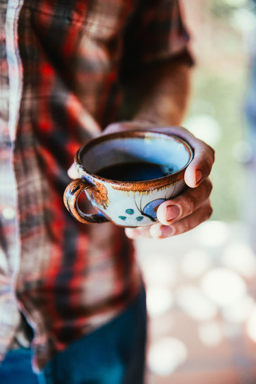 antique ceramic coffee cup