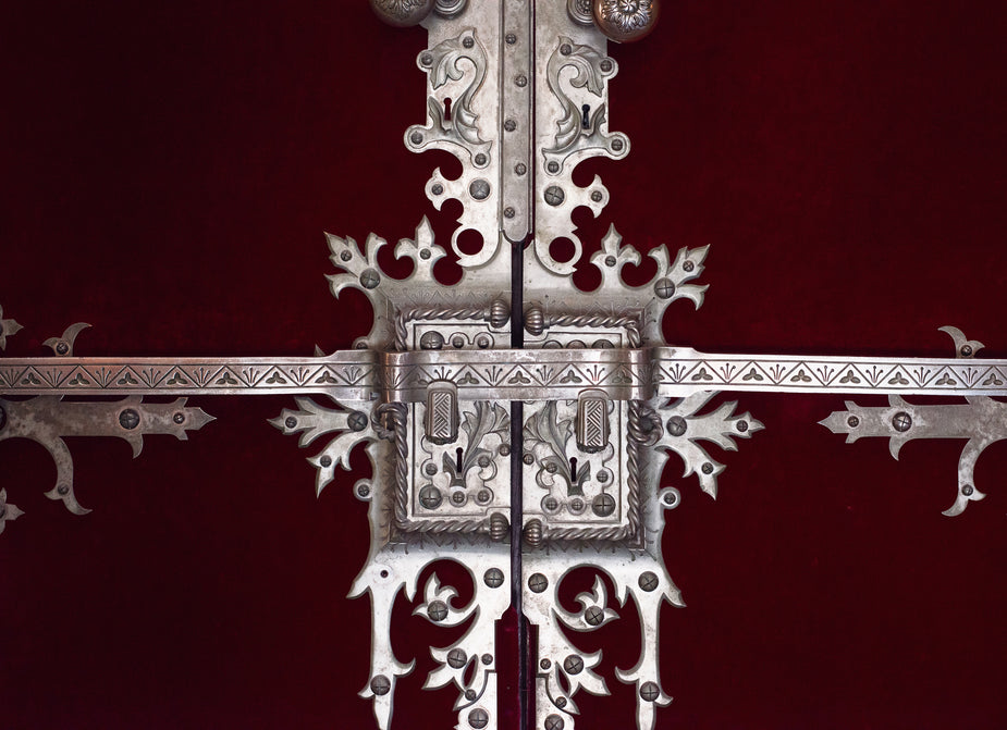 Browse Free HD Images of Antique Lock Showing It's Ornate Design