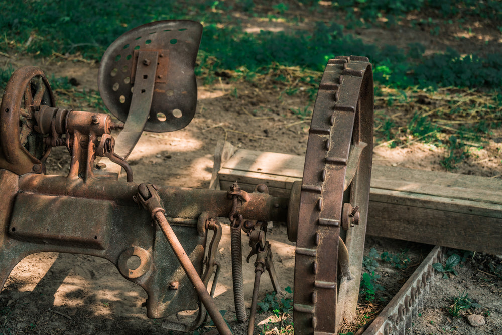 antique tractor