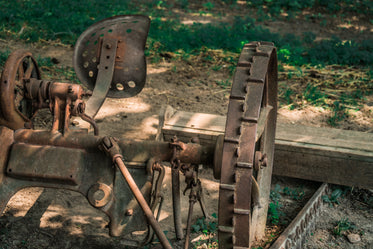 antique tractor