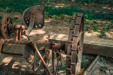antique tractor
