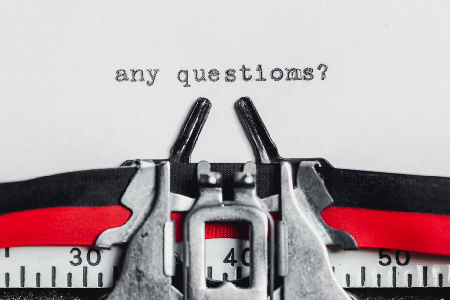Browse Free HD Images of Any Questions On A Typewriter Machine