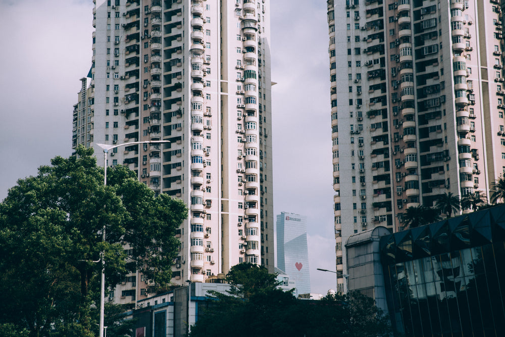 apartments and a heart