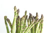 asparagus on white