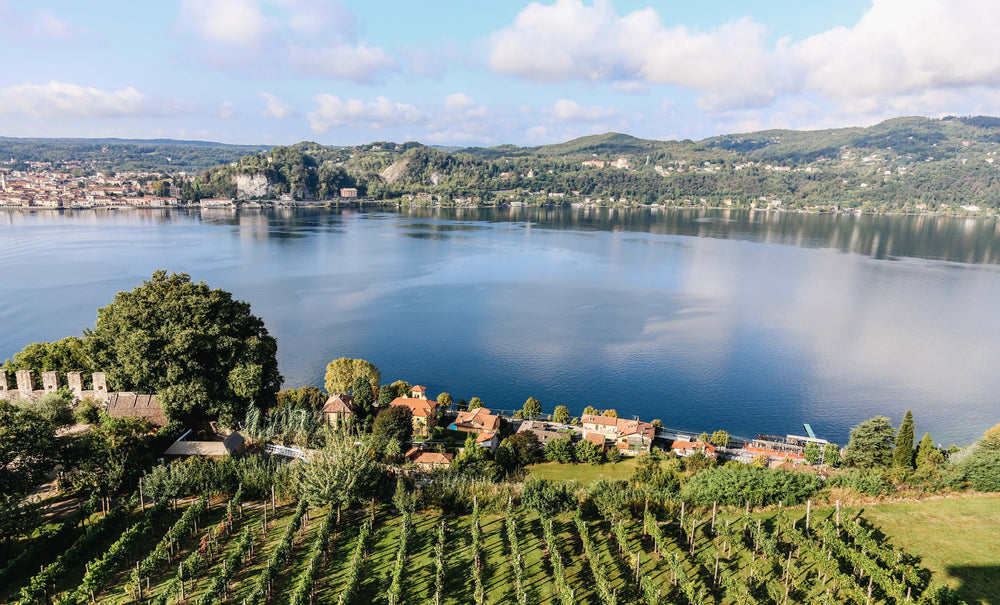 atop the vineyards of lombardy