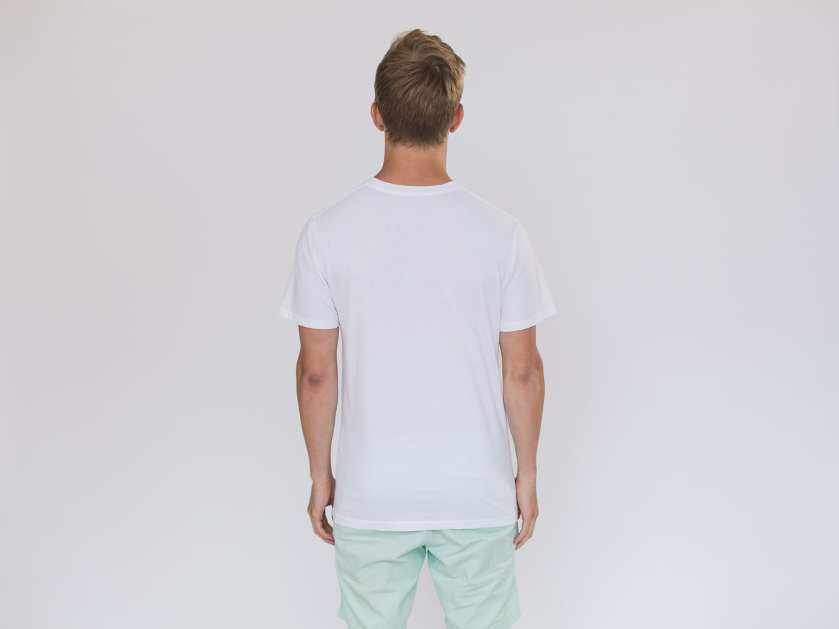Mans White Tshirt Stock Photo - Download Image Now - T-Shirt