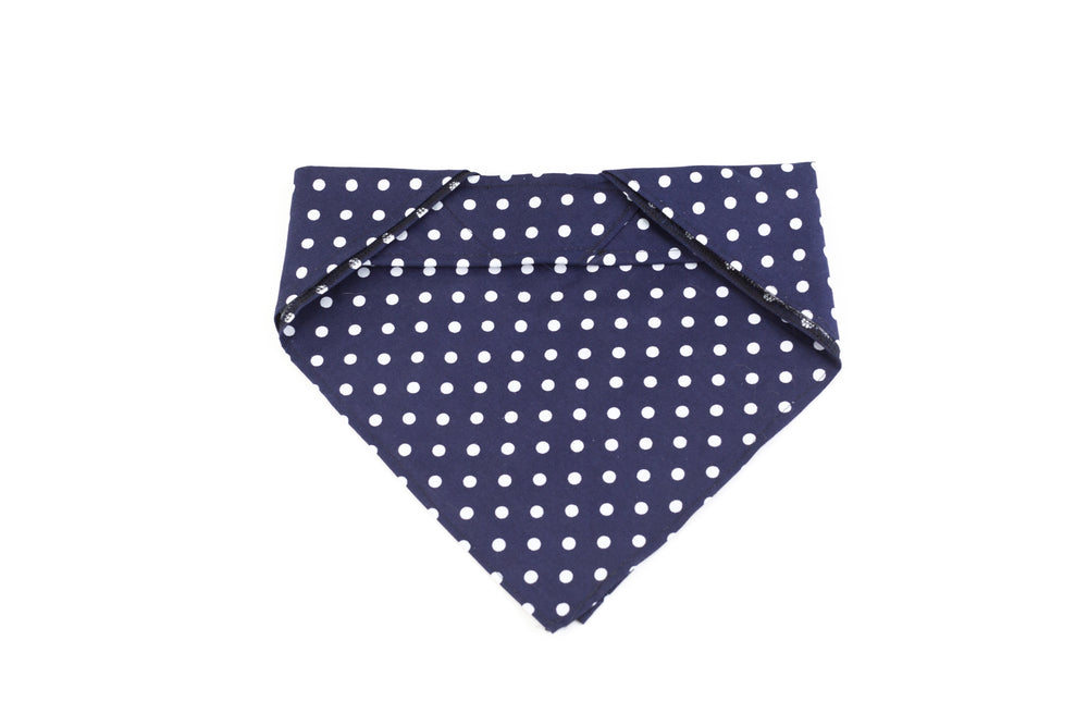 back of polka dog bandana