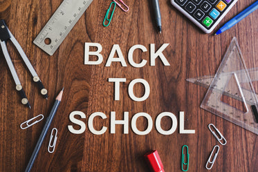 Browse Free HD Images of Back To School Flatlay On Wood