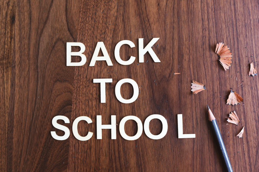 back to school with pencils
