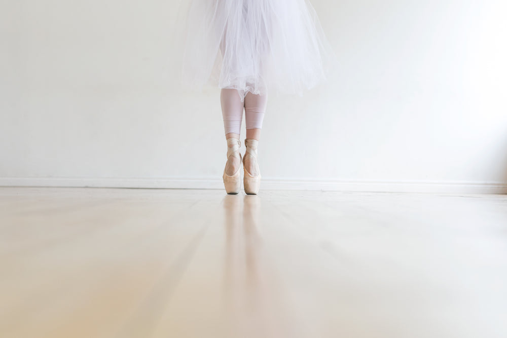 ballerina on pointe