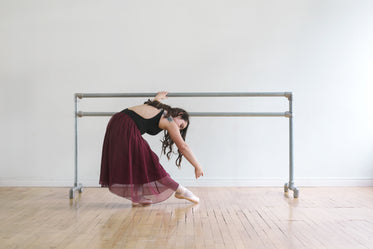 ballet dancer at barre