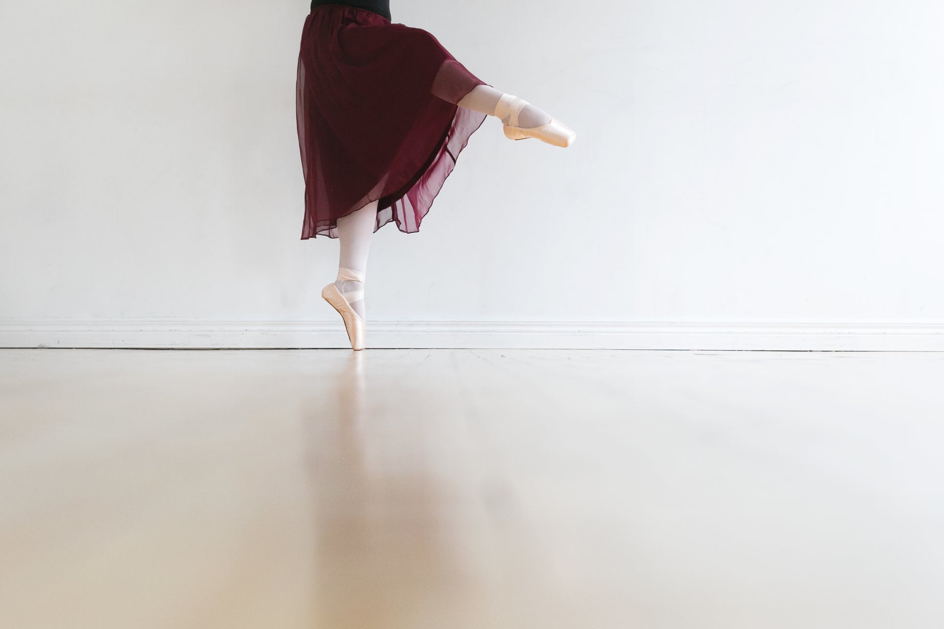 Picture of Ballet Dancer Pointing Toe — Free Stock Photo