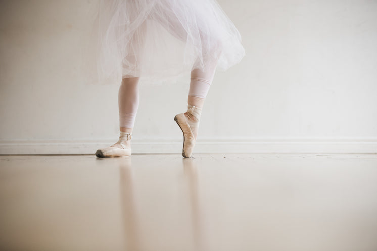 Ballet Dancer Stretches Feet