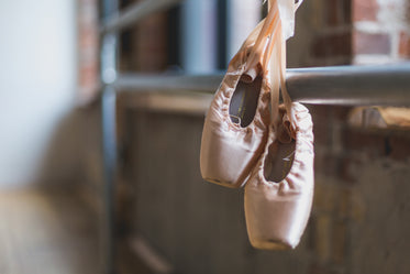 ballet slipper close up