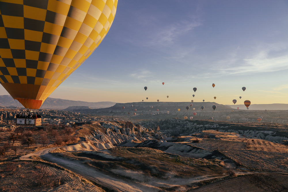 balloon ride with a view