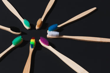 bamboo toothbrush circle