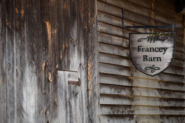 barn sign