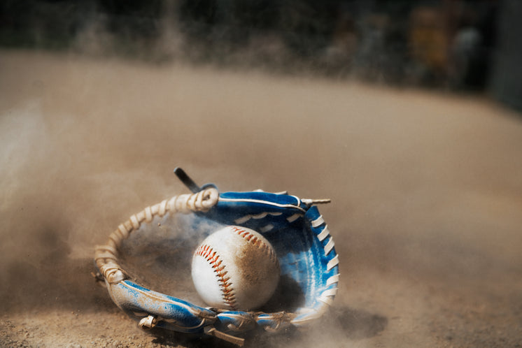 Baseball Glove In Dust