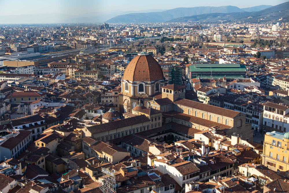 basilica di san lorenzo from above