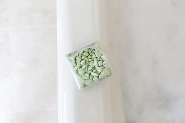 bath salts on bathtub