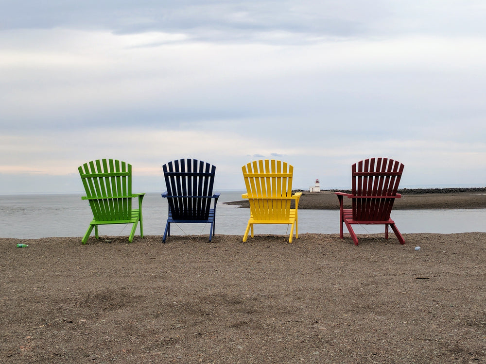 beach chairs seaside