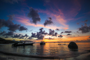 beach sunset thailand