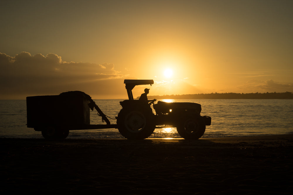 beach tractor trailer