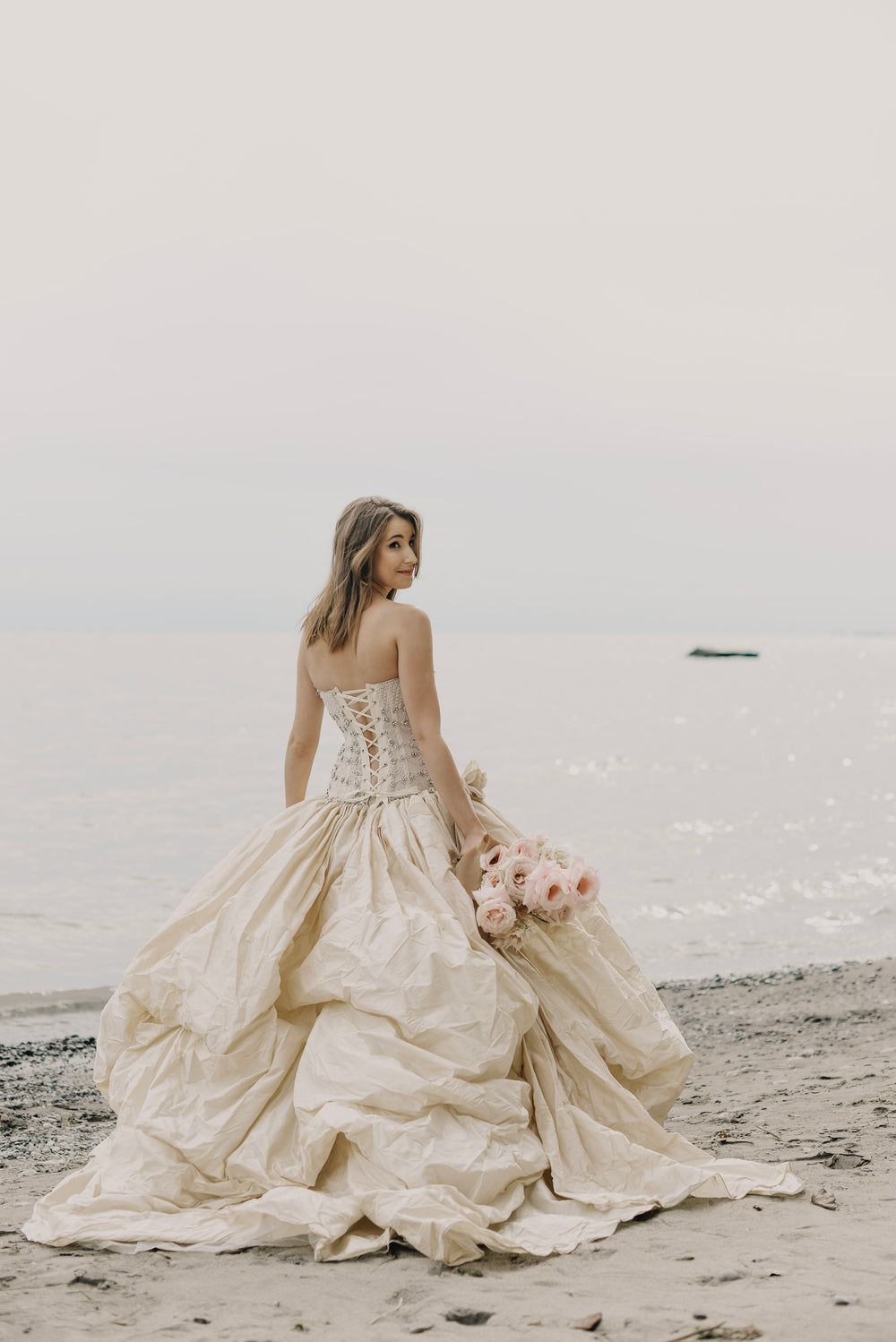 beach wedding bridal fashion